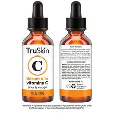 TruSkin Naturals Vitamin C Serum for Face, Topical Facial Serum with Hyaluronic Acid & Vitamin E, 1 oz.