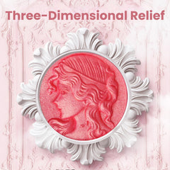 NALACAL 2-Piece Embossed Smooth Powder Blush Palette – Vibrant Orange and Pink Blushers for Flawless Cheeks, Featuring Matte Finish and Rich Pigmentation for Stunning Makeup Looks