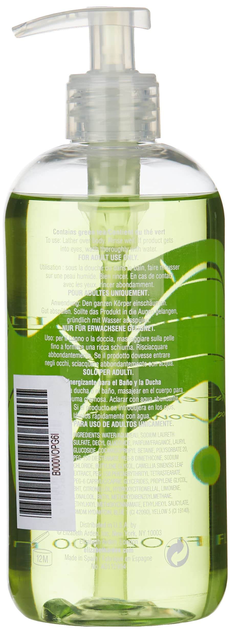 Elizabeth Arden Green Tea Energizing Bath & Shower Gel 500 ml