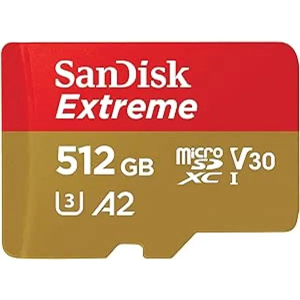 SanDisk Extreme Micro SD Memory Card With Adapter 190MB/S