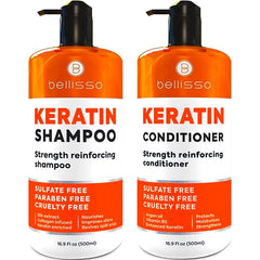 BELLISSO Keratin Enriched Shampoo and Keratin Conditioner