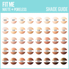 Maybelline Fit Me Matte & Poreless Foundation, 105 Natural Ivory, 30 ml