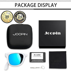 Joopin Folding Sunglasses for Men Women UV400 Protection Easy Carry Foldable Sunglasses for Driving Traveling