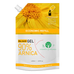 B.O.T cosmetic & wellness - 100% Natural Arnica Gel, Flower Extract | Intense Sports Gel | Relaxing Massage Gel | 250ml No Greasy Residues