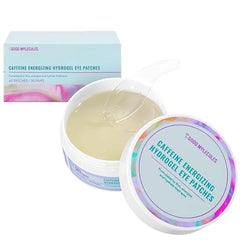 Good Molecules Caffeine Energizing Hydrogel Eye Patches Eye Mask with Hyaluronic Acid Hydrate and Reduce Puffiness Pack of 30, Skincare for Face