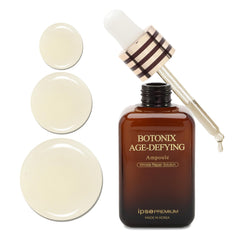 IPSE Premium Botonix Korean Ampoule Face & Neck Serum 60ml - Skin Care Anti Aging Facial Brightening Serum - Reduce Fine Line, Wrinkle with SNAP-8 Complex & 24k Gold