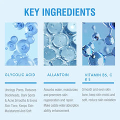 Jupiters Bloom Glycolic Acid 20% Resurfacing Pads Peel Pads with Glycolic Acid for Face & Body Vitamin B5,C & E Exfoliates Surface Skin,Chemical Peels For Face At Home,Acne Pads, Fades Dark Spots