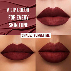 Insight Cosmetics 24 Hrs Non Transfer Matte Lipstick |Matte Finish | Transferproof For 24Hrs | Pigmented Smudge-proof Lipstick | Water-Proof | Toxic Free & Vegan | 4- Forget Me