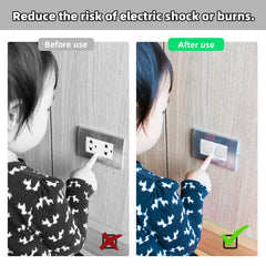MOMENT 10 Pack Outlet Plug Covers, Baby Proofing Plug Covers, White Outlet Covers Safety Covers, Electrical Protectors for your Child and Babies at Home