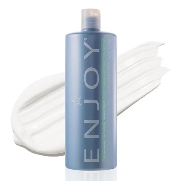 Enjoy Therapeutic Volumizing Conditioner for Fine & Thinning Hair, Cooling Peppermint & Menthol Conditioner for Volume & Fullness, Lightweight Color-Safe Daily Use, pH 4.5–5.5 Balanced - 33.8 Fl Oz