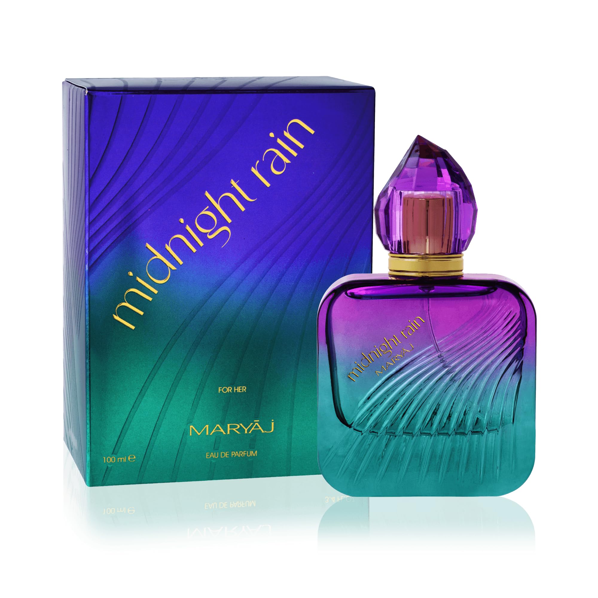 Midnight Rain EDP for Women - Floral Fruity Long-Lasting Scent, 100ml