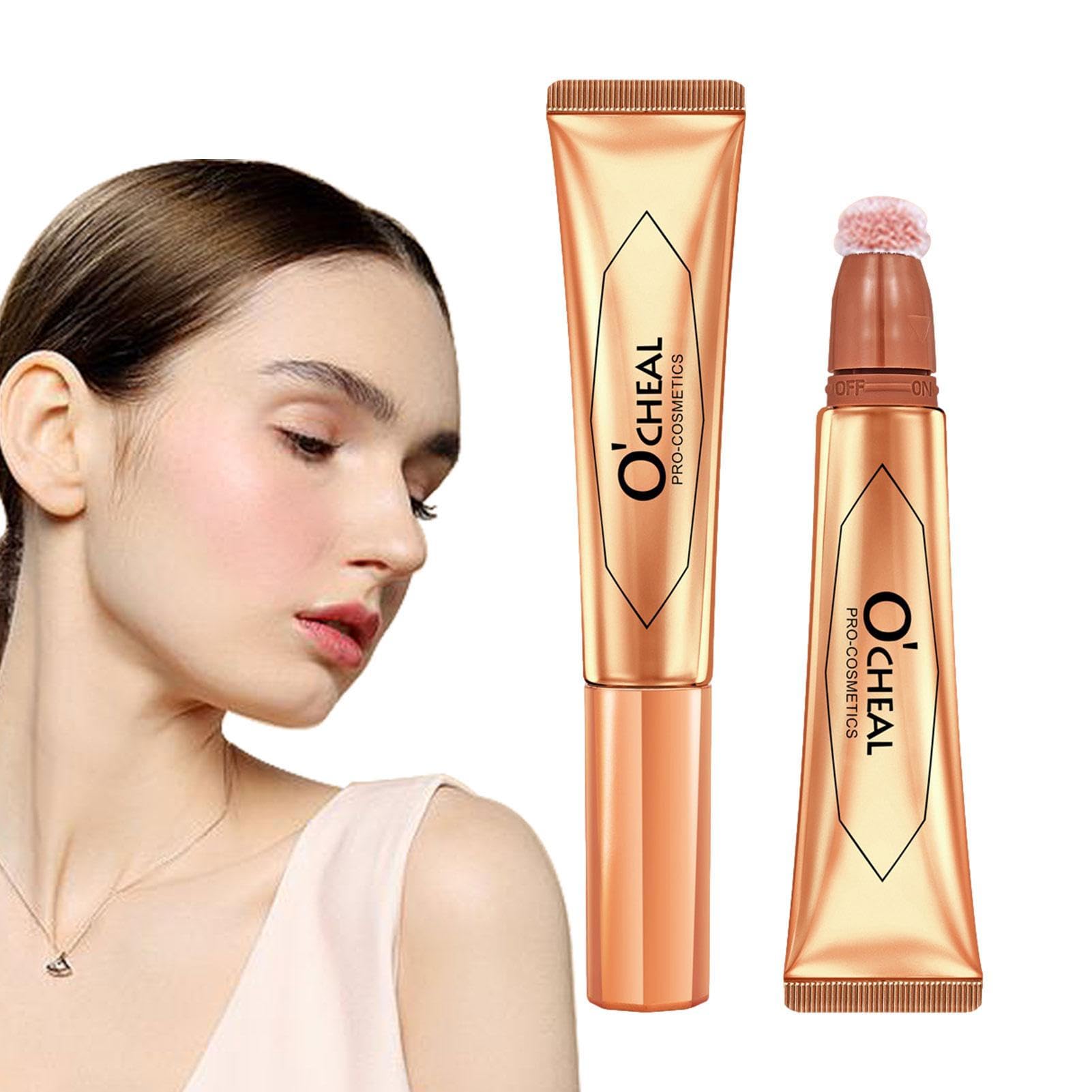Liquid Stick, Liquid Foundation Wand Stick, High Coverage Natural Matte Finish Highlighter Stick, Face Brightens & Shades Stick for Wife Daughter Girlfriend