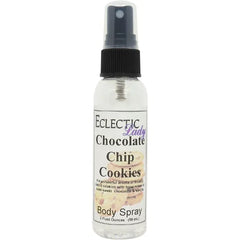Eclectic Lady Chocolate Chip Cookies Body Spray, Double Strength, 2 ounces, Body Mist for Women with Clean, Light & Gentle Fragrance, Cologne with Soft, Subtle Aroma For Daily Use