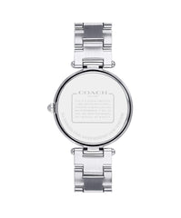 Coach PARK Women's Watch, Analog - Silver / White