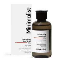 Minimalist PHA 3% Alcohol Free Toner, 150 ml | Pore Tightening & Mild Exfoliation For Oily, Acne Prone, Sensitive & Normal Skin | Hydrating Face Toner For Glowing Skin
