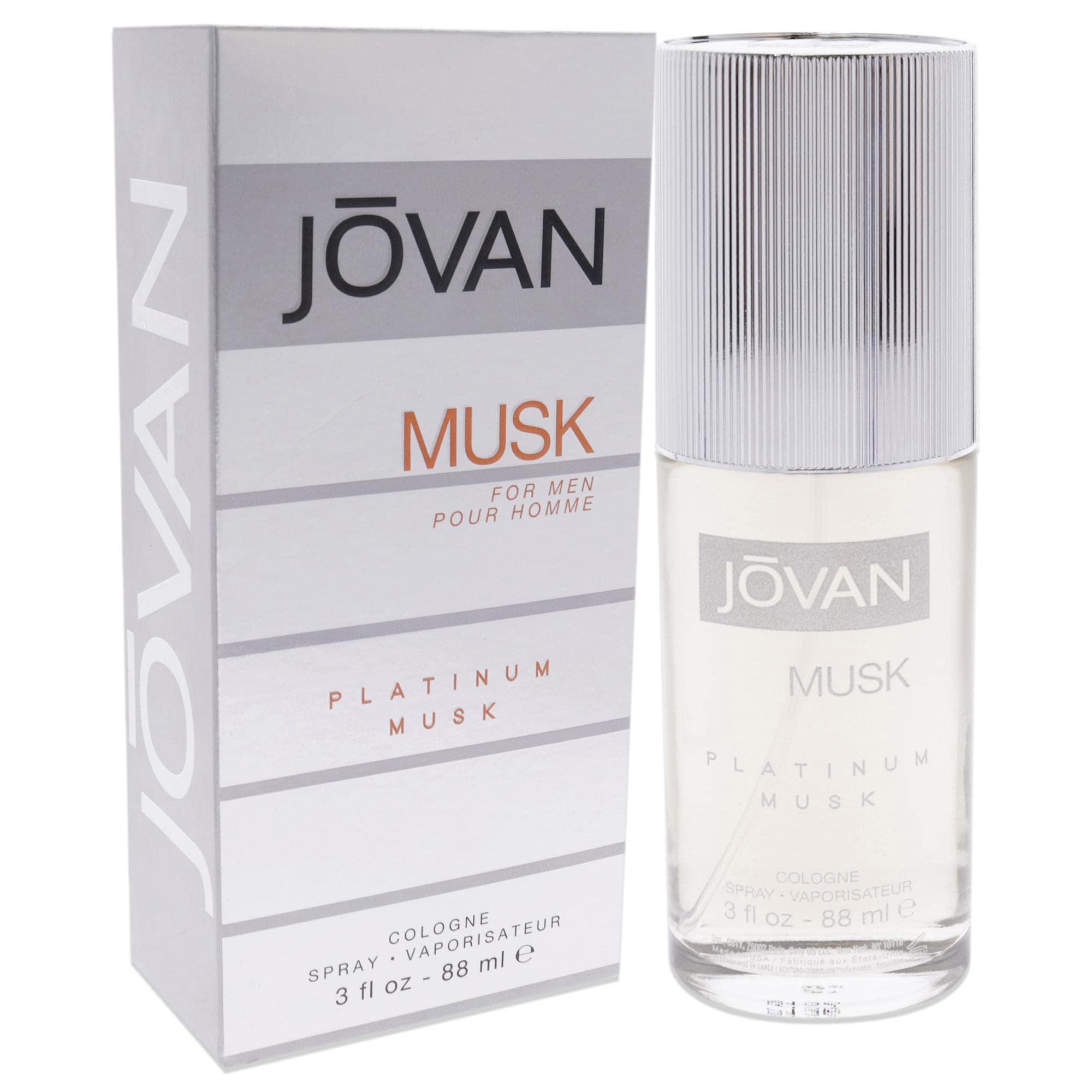 Jovan Paltinum MUSk Men's Eau De Cologne, 88 Ml