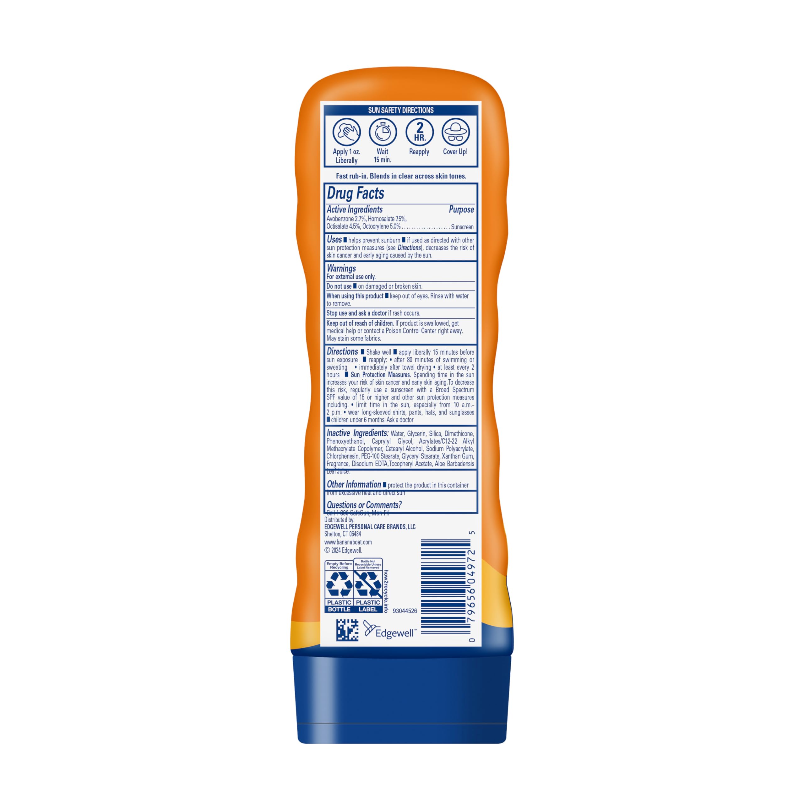 Banana Boat Sport Ultra, Reef Friendly, Broad Spectrum Sunscreen Lotion, SPF 50, 236 ml