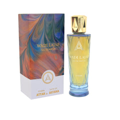 Attar Astana Wadi Lajab 100ML Perfume Spray – Long-Lasting Arabic Fragrance for Men & Women Luxury Arabic Perfumes. Oud & Musk Perfume Spray, Arabic Unisex Scent