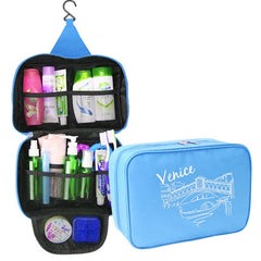 Styleys Waterproof Cosmatic Venice Makeup Bag for Travelling (Sky Blue - S1428)