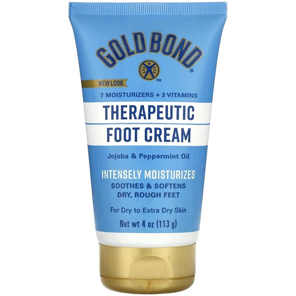 Gold Bond Medicated Foot Powder and Foot Cream, Foot Creme, 4 oz