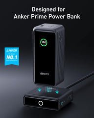 Anker Charging Base, 100 W Fast Charging with 4 Ports, for Anker Prime Power Bank, Compatible with MacBook, iPhone 15/15 Plus