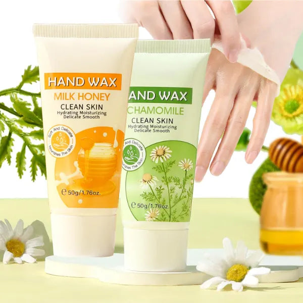 Grospe Chamomile & Honey Peel Off Hand Mask Duo - 2 Pack Moisturizing & Exfoliating Hand Care Set with Natural Extracts, Nourishing Formula for Soft, Smooth Skin (1.7oz Each)