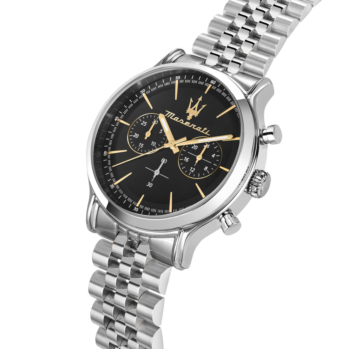 Maserati EPOCA 42 mm Chronograph Men's Watch, Silver, Chronograph