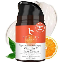 Beauty by Earth Vitamin C Face Cream USA Made Organic & Natural Ingredients, Skin Brightening Cream for Face