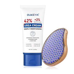 OUKEYA Urea Cream 42 Percent with 2% Salicylic Acid Tube 3 Oz 42% Urea Cream with Foot File