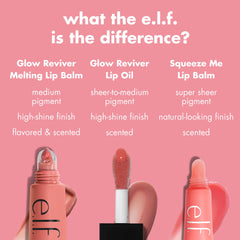 e.l.f. Glow Reviver Melting Lip Balm, Hydrating Tinted Lip Balm For A Glossy Finish & Soft, Supple Lips, Vegan & Cruelty-Free, Java Chip