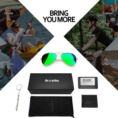 Joopin Polarized Aviation Sunglasses for Men Women Classic Sun Glasses for Driving Fishing with UV Protection