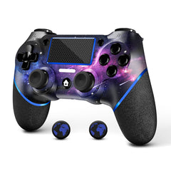 AceGamer Wireless Controller for PS4, Game Controller compatible with PS4/Pro/Slim/PC Gamepad with Turbo/Back Button/DoubleVibration/6-Axis Gyro Sensor/Touchpanel