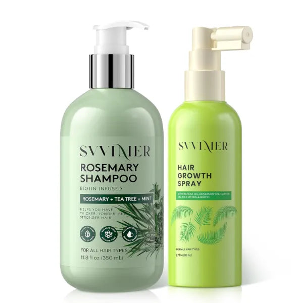 Svvimer Rosemary Hair Growth Shampoo and Hair Growth Spray
