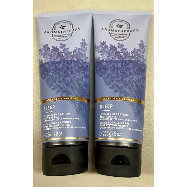 Bath & Body Works Aromatherapy Ultimate Hydration Body Cream 8 Oz. 2 Pack