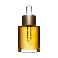 Clarins Lotus Face Oil Treatment Hydrates, Tones and Balances Skin Visibly Tightens Pores Minimizes Fine Lines Skin Is Immediately Velvety 100% Natural Plant Extracts Oily To Combination Skin