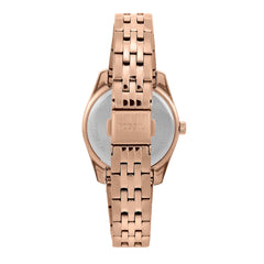 Fossil Scarlette Mini Three-Hand Date Stainless Steel Watch - ES5061 Rose Gold