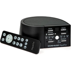 Adaptive Sound Technologies Sound + Sleep Aquarius Aquatic Noise Machine - White Noise Machine - Non-Looping Water Sounds for Sleep & Relaxation - with Timer & Headphone Jack - Black