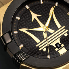 Maserati Potenza 42 mm Men's Watch, Gold, Quartz Movement
