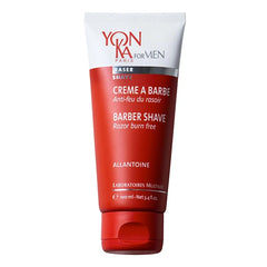 Yonka Men's Barber Shave Cream | Razor Burn Free Shaving Cream | Patchouli & Peppermint | Soothes Sensitive Skin | Allantoin & Vitamin B5 | for Thick Beards & Smooth Shaves | 3.4 fl oz
