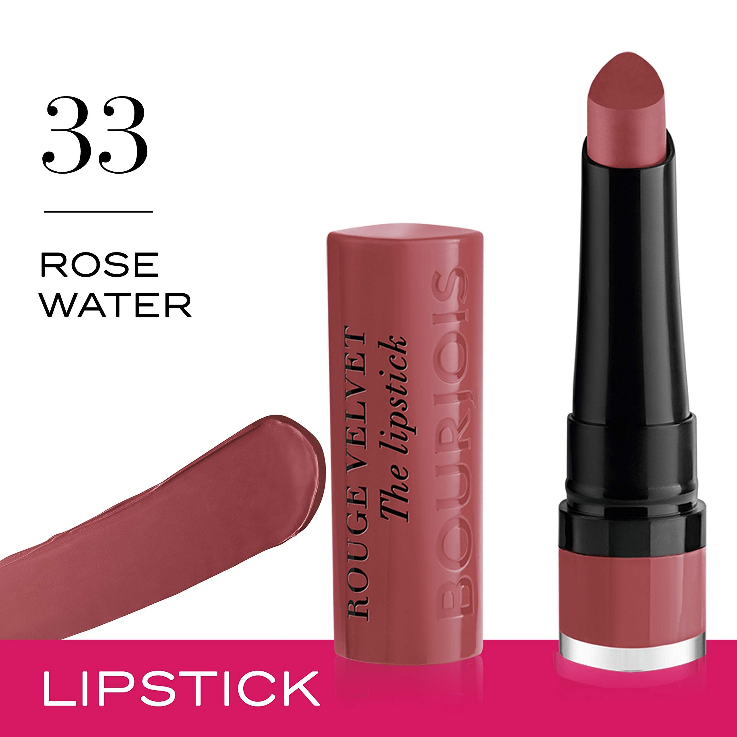 Bourjois Rouge Velvet The Lipstick 33 Rose Water 2.4 g - 0.08 fl oz