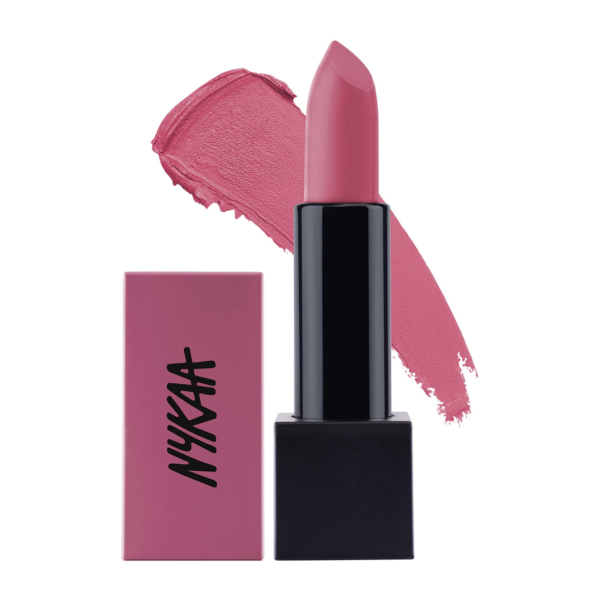 Nykaa Ultra Matte Lipstick (Victoria -13) - Pink - Super matte finish lipstick with jojoba oil fortified formula, long-wearing & weightless (5gm)