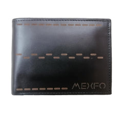 Mexfo Handmade Genuine Leather Men's Wallet: 9 Credit Card Holders, 2 Cash Compartments, 1 ID Card Pocket