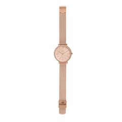 Fossil Women's Quartz Watch, Analog Display and Stainless-Steel Strap Multi-Colour