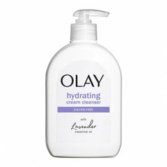 Olay Hydrating Cream Face Wash with Lavender Essential Oil, Sulfate-Free Hydrating Cleanser for Soft, Nourished Skin - 16 oz