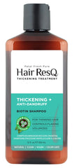 Petal Fresh Hair Resq Anti-Dandruff Natural Thickening Growth Shampoo | For Noticeably Thinning Hair | Restores Keratin - Caffeine Protects & Energizes | 12 Fl Oz, 355 Ml