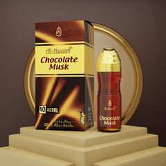 Al-Nuaim Chocolate Musk Alcohol Free Attar - Pack of 2 (20ml Each) | Exquisite & Long Lasting Fragrance