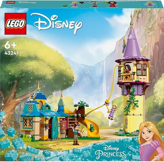 LEGO ǀ Disney Princess Rapunzel’s Tower & The Snuggly Duckling Tangled Building Toy Set for 6+ Year Old Girls and Boys with Flynn Rider and Mother Gothel Mini-Dolls, A Fun Gift for Kids 43241