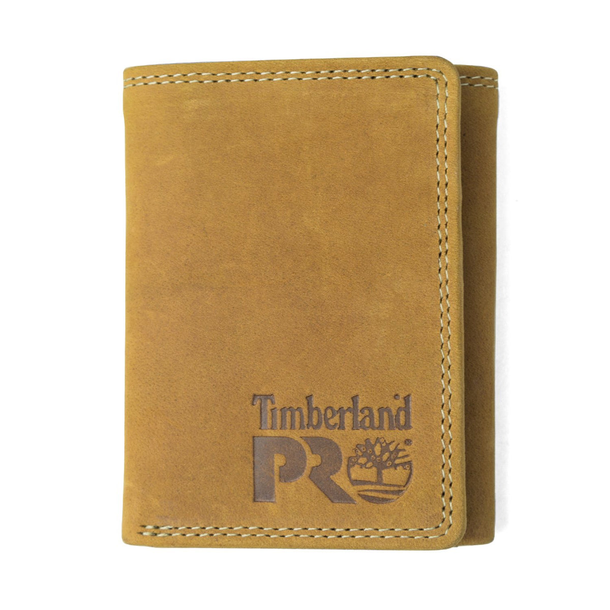 Timberland PRO mens Leather RFID Trifold Wallet With ID Window Wallet - Wheat/Pullman