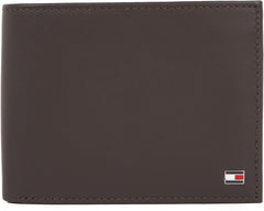 Tommy Hilfiger, Men, Catera, Eton cc and Coin Pocket, Black (black 2), 14 x 10 x 2 cm (B x H x T), Chocolate Brown