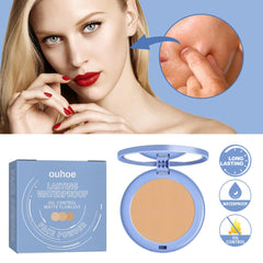 Setting Powder,Pressed Setting Powder Foundation - Make Up Face Corrector Concealer For Dark Blemishes Under Eye Circles Cover